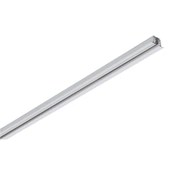 S-TRACK 3-fasen-inbouwrail, hoogvoltagerail, DALI, PHASE, 3m, wit