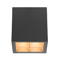 S-CUBE, plafondopbouwarmatuur, 2700/3000K, 15 W, PHASE, 80°, antraciet