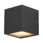 Plafond-/wandarmatuur SLV SITRA CUBE TCR-TSE WL anthracite IP
