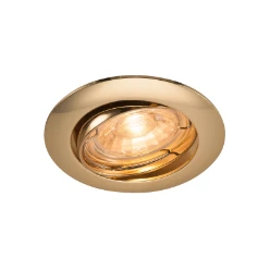 Downlight/spot/schijnwerper PIKA SLV PIKA PLAFONDINBOUW GOUD KANTELBAAR 1XGU10 MAX. 50W IP20 1000720