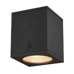 ENOLA SQUARE M Outdoor LED plafondopbouwarmatuur antraciet CCT 3000/40