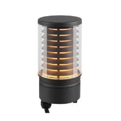 M-POL M Polehead, Louver lampkop, antraciet, 11W, 190/210lm, 2700/3000