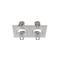 NEW TRIA® 155, plafondinbouwring, l: 17 B: 9 H: 4 cm, tweelamps, IP 20