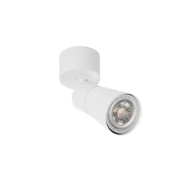 PURI 2.0 Cone, wand- en plafondopbouwarmatuur, 1x max. 6W GU10, wit