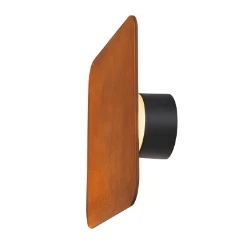MANA BASE WL FASE, wandopbouwarmatuur antraciet rond 15W 800/820lm 270