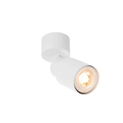 PURI 2.0 Tube, wand- en plafondopbouwarmatuur, 1x max. 6W GU10, wit