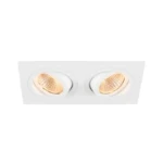 Downlight/spot/schijnwerper SLV NEW TRIA® 155 DL double 2700K wit