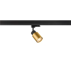PURI 2.0 Tube, 3~ spot, GU10, 1x max. 6W, zwart/goud