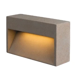 CONCRETO L, WL wandopbouwarmatuur grijs 12W 570lm 3000K
