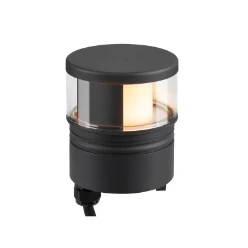 M-POL S Polehead, shader lampkop, antraciet, 11W, 285/310lm, 2700/3000