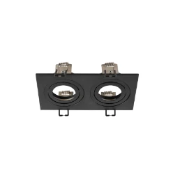 NEW TRIA® 155, plafondinbouwring, l: 17 B: 9 H: 4 cm, tweelamps, IP 20