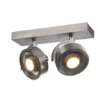 Plafond-/wandarmatuur SLV KALU DOUBLE QPAR111 CW alu IP20
