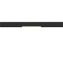 IN-LINE 22 48V TRACK, opaal, DALI, spot, zwart/zwart, 7,3W, 570lm, 300