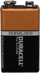 Standaard batterij (niet oplaadbaar) Batterij Duracell DURACELL ALKA PLUS POWER 9V X1 80291604