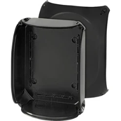 Installatiekast leeg Enyflex HENSEL LEGE BEHUIZING IP66 190X260X106MM WAND GLAD ONDOORZICHTIG DEKSEL ZWART EB 35 B