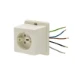 Perilex contactdoos Plex Power Power Plex opbouw wcd met montageplaat 16A PWP16COCP