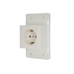 Deksel voor dozen voor montage op de wand/plafond Install POWER POWER DEKSEL + WCD RA 1V UNIVERSELE LASDOOS 2071 000