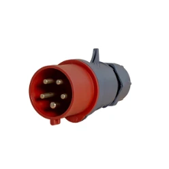 CEE stekker 5P 32A IP44 rood