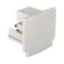 Mechanische toebehoren/onderdelen voor verlichtingsarmaturen 3-fasen rails Powergear POWERGEAR EINDKAP WIT PRO-0432-W