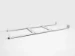 Mechanische toebehoren/onderdelen voor verlichtingsarmaturen LED I-Panel Prolumia Montagebeugel 295mm t.b.v. LED panel 295x295mm 40000501