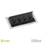 Bureau aansluitunit EVOline FlipTop Push