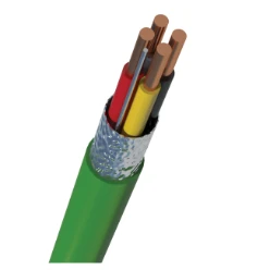 KABEL 2X2X0,8M GROEN