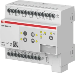 Binaire ingang, 12-voudig, 10-230 V handmatige bediening, DIN-rail.