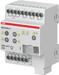 Binaire ingang 8-voudig, 10-230 V handmatige bediening, DIN-rail.