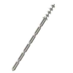 kunststof draadeind M8, 80mm, op lengte knipbaar