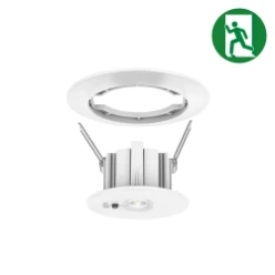 Nood downlight | 3W | Ø55mm | wit | auto test