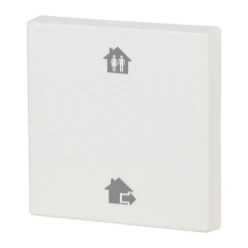 Schakelwip 1V scene aanwezig/afwezig, glanzend zonder LED, wit