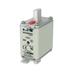 Zekering, laagspanning, 100 A, AC 690 V, NH00, gL/gG, IEC, dubbele mel