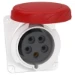 CEE-contactdoos, aanbouw Mureva PK Schneider Electric CEE INBOUWCONT.DOOS 32A 5P 400V 6H IP67 PKF32F735