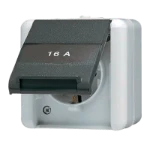 Wandcontactdoos Jung 820 NAW