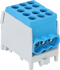 SEP HDB-25/16.2B Hoofdkabel-aftakklem 1x25mm2/2x16mm2  blauw