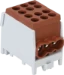 Aansluitklem voor hoofdkabel CON-Line SEP Europe SEP HDB-25/16.2BR Hoofdkabel-aftakklem 1x25mm2/2x16mm2  bruin HDB-25/16.2BR