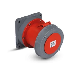 CEE inbouw contactdoos recht 5P 125A IP67