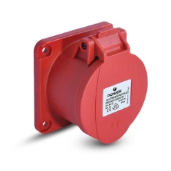 CEE inbouw contactdoos recht 5P 16A IP44