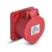 CEE-contactdoos, aanbouw CEE Power CEE inbouw contactdoos recht 5-polig 16A IP44 PWCEEPO516-2