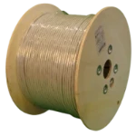 Data- en communicatiekabel Zybrnet 10G Cat 6A Stug U/UTP LSZH Grijs 500M