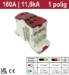 CON-Line SEP EURO SEP Enkelpolig verdeelblok 160A (IN 1x70mm2 + 1x16mm2, OUT 6x16mm2) 2112100030