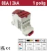 CON-Line SEP EURO SEP Enkelpolig verdeelblok 80A (IN 1x16mm2, OUT 4x6mm2 + 2x16mm2) 2112100010