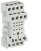 Relaisvoet Interface relais / CR-M ABB Componenten De CR-M4SF-voet maakt deel uit van de CR-M (miniatuur) relaisreeks. Deze standaard voet is geschikt voor CR-M-relais met 4 wisselcontacten (SPDT). De voet heeft aansluitklemmen van het vorktype. Insteekba