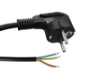 Aansluitleiding POWER CORD RATIO ELECTRIC AANSL.SNOER. 3X1.5MM2 ZWART 5M HAAKS 10.60.00.600