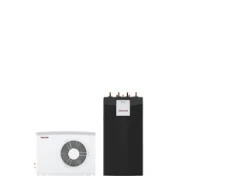 STIEBEL ELTRON Lucht-water-warmtepomp, WPL 09 ACS classic compact set