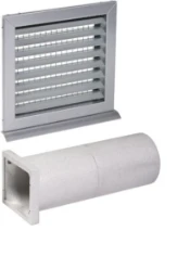 STIEBEL ELTRON Wanddoorvoer, AWG 160 R incl. buitenmuurrooster