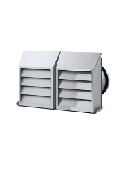 STIEBEL ELTRON Aanzuig-uitblaasrooster, KWG 160, staalplaat geëpoxeerd