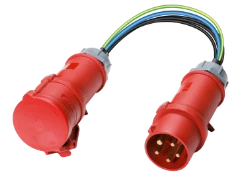 BENNING Meetadapter driefase 16A CEE 5-polig (actief) CM 9, 9-1, 9-2