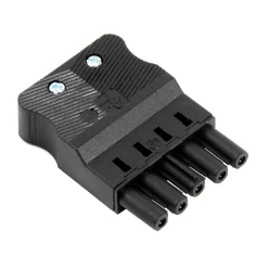 Connector voor insteekbare gebouwinstallatie Accessoires Stekerbaar QNEQT QNEQT STEKERDEEL  5P FEMALE ZW 105.PF25