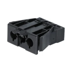 Apparatuuraansluiting voor insteekbare gebouwinstallatie Accessoires Stekerbaar QNEQT QNEQT CHASSISDEEL 3-POLIG MALE ZWART MET VERGR. 103.CMZV